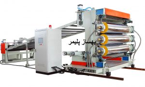 کلندر بر روی خط تولید ورق تخت 2 تا 8 میلی